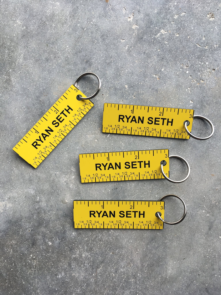 Ryan Seth Ruler Keychain